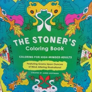 Colorful Adult Canna Themed Coloring Book